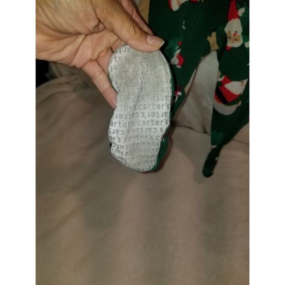 Carters Pajamas Baby 18 Mos Christmas One Piece Footed‎ Fleece - Picture 4 of 4